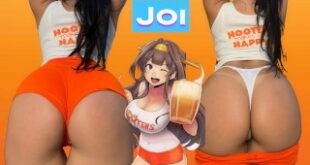 Hooters girl cosplay giving the hottest JOI jerk off instructions