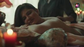 Aabha Paul Breasts Scene in Hai Taubba 1