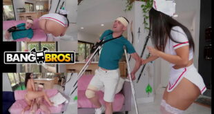 BANGBROS - Johnny Love Hijacks His Ailing Curvy Latin Nurse Violet Myers